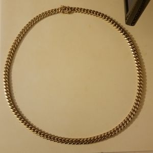 14k gold cuban link chain 206 grams